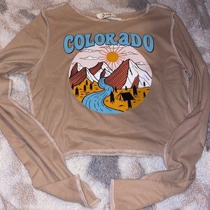 Brown Colorado shirt. Size: s